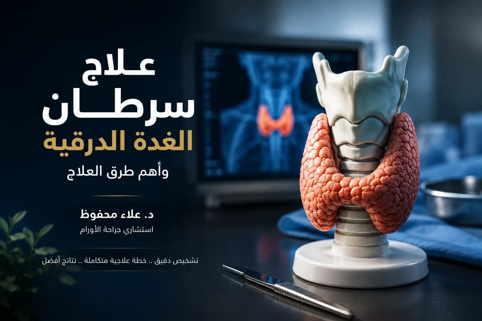 علاج سرطان الغدة الدرقية | د. علاء محفوظ